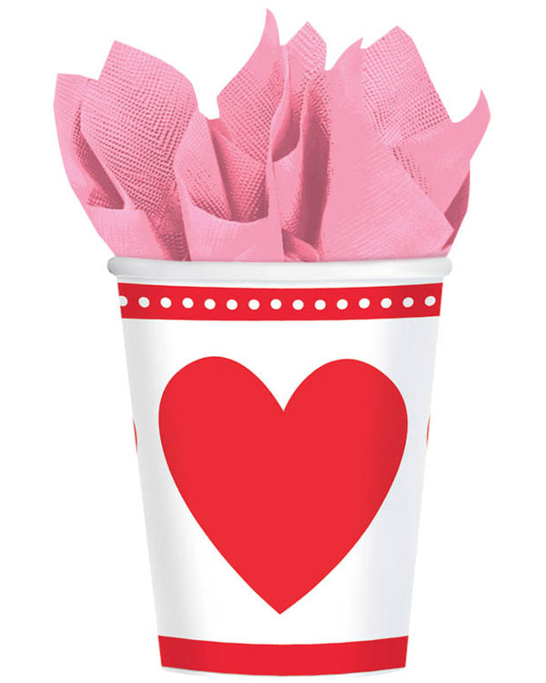 Sweet Love 266ml Cups Pack of 8