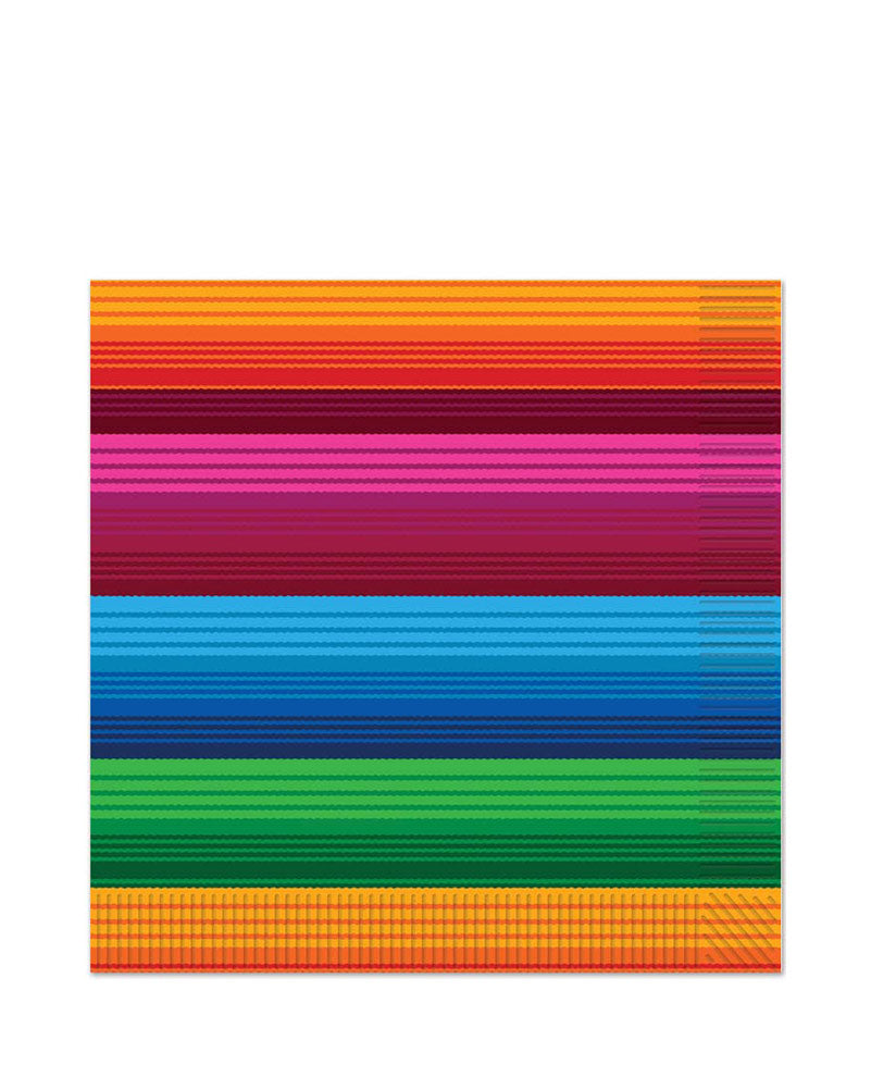 Mexican Serape Lunch Napkins Pack of 16