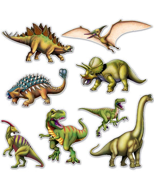 Dinosaur Cutouts Pack of 8