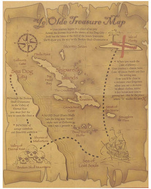 Pirates Treasure Map