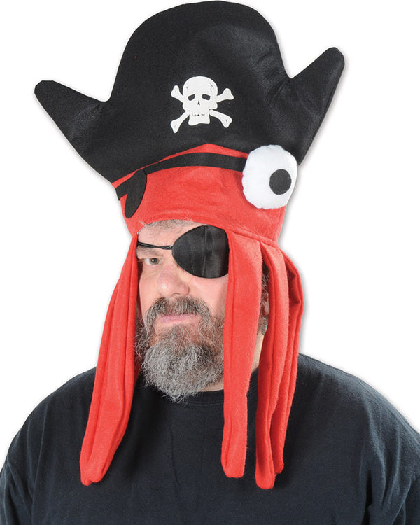 Pirate Squid Felt Hat