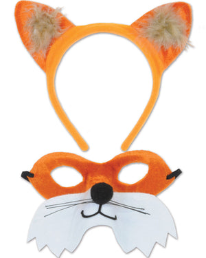 Cunning Fox Headband and Mask Set