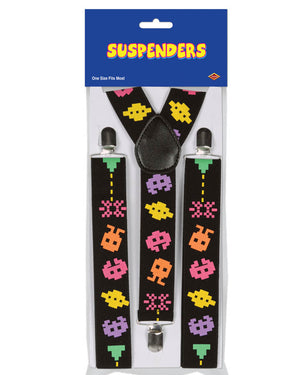 80s Arcade Suspenders