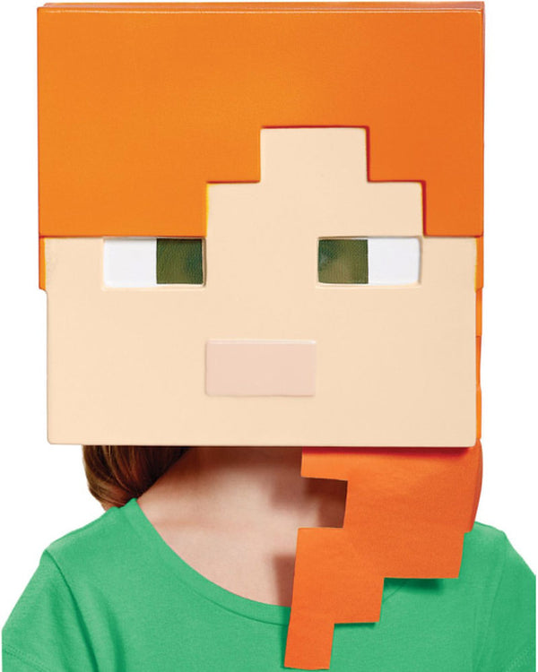 Minecraft Alex Kids Half Mask