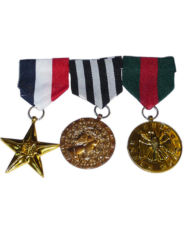 Combat Hero Medals Pack of 3