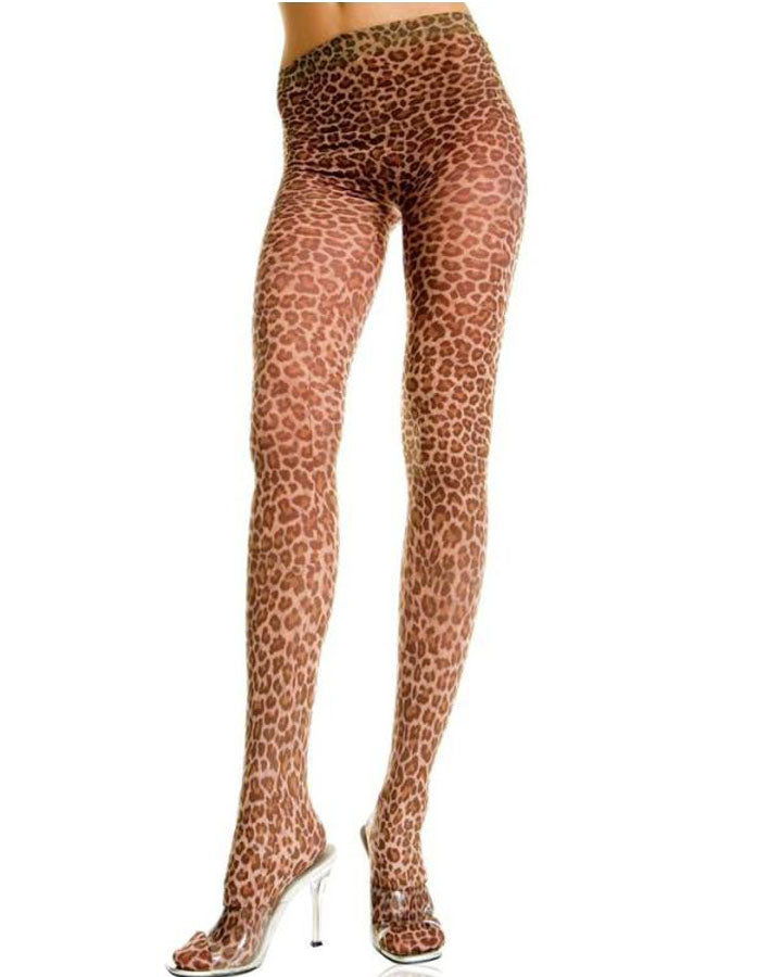Leopard Print Tights