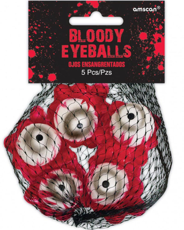 Asylum Bloody Eyeballs Pack of 5