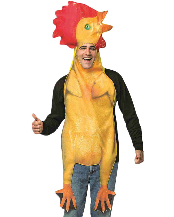 Get Real Rubber Chicken Mens Costume