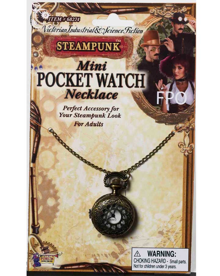 Steampunk Pocket Watch Necklace