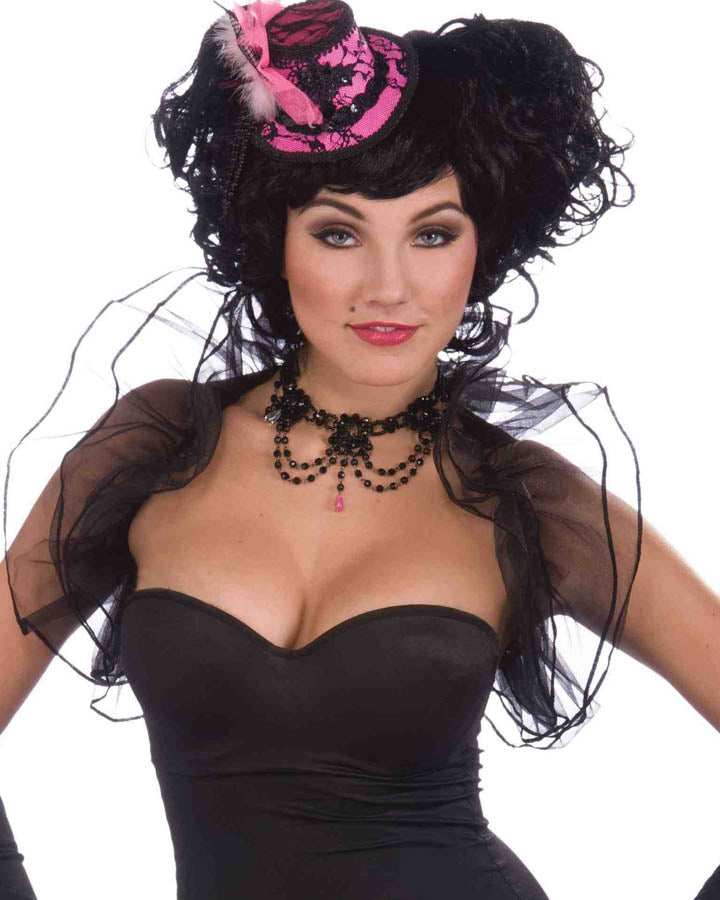 Black Bead Burlesque Choker