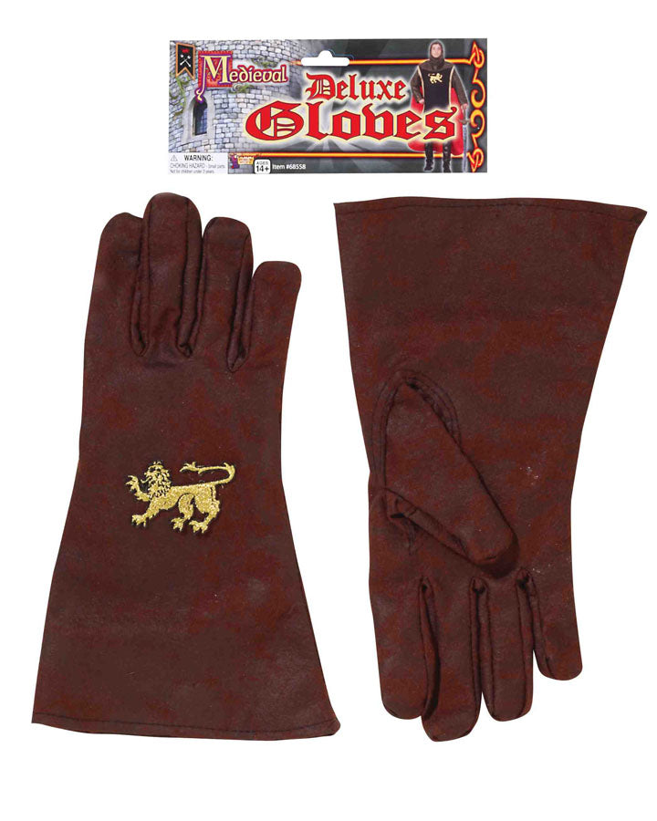 Brown Medieval Gloves