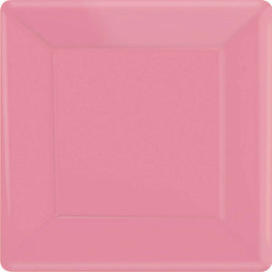 Paper Plates 26cm Square 20CT - New Pink Pack of 20