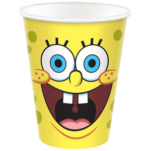 SpongeBob 9oz / 266ml Paper Cups Pack of 8
