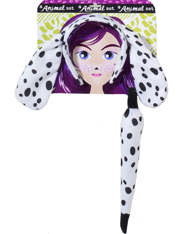 Dalmatian Headband and Tail Set