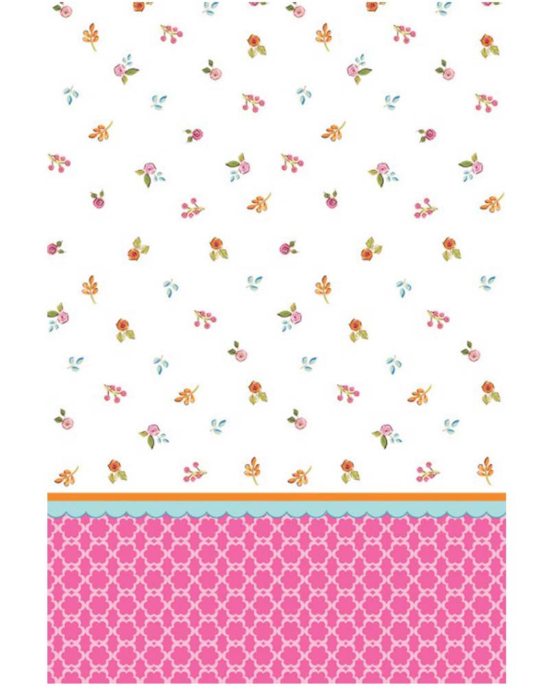 Tea Time Plastic Tablecover