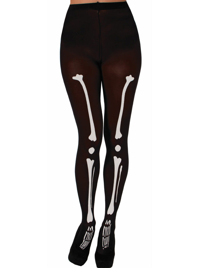 Opaque Skeleton Stockings