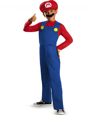 Super Mario Brothers Mario Classic Boys Costume