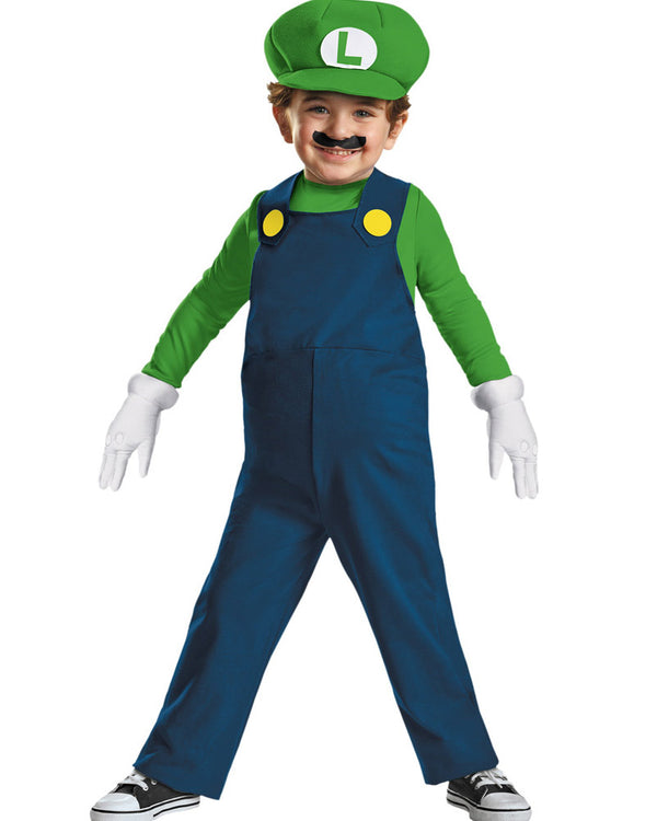 Super Mario Brothers Luigi Classic Toddler Costume