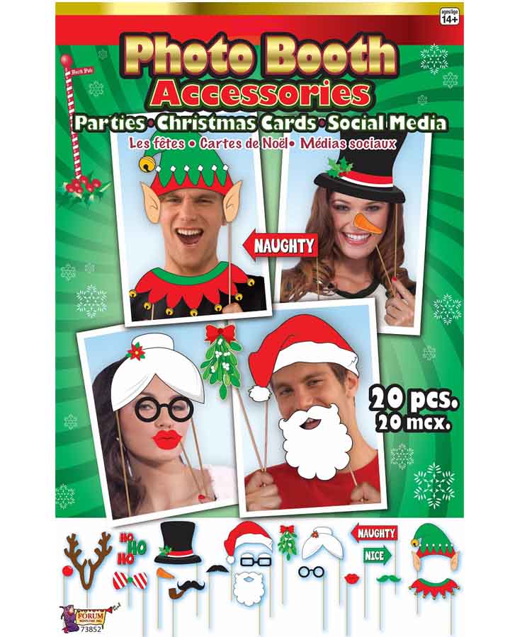 Christmas Photo Booth Prop Kit