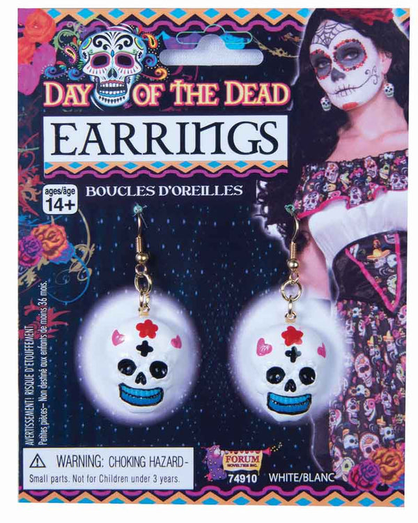 Day of the Dead Skull Earrings