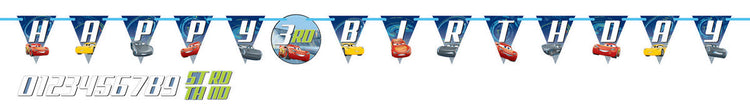 Disney Cars 3 Jumbo Add An Age Banner