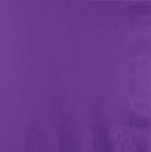 Amethyst Purple Beverage Napkins Pack of 50