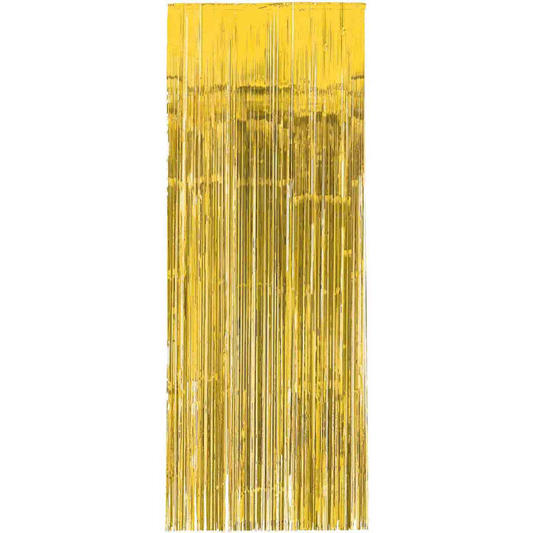 Gold Metallic Foil Door Curtain