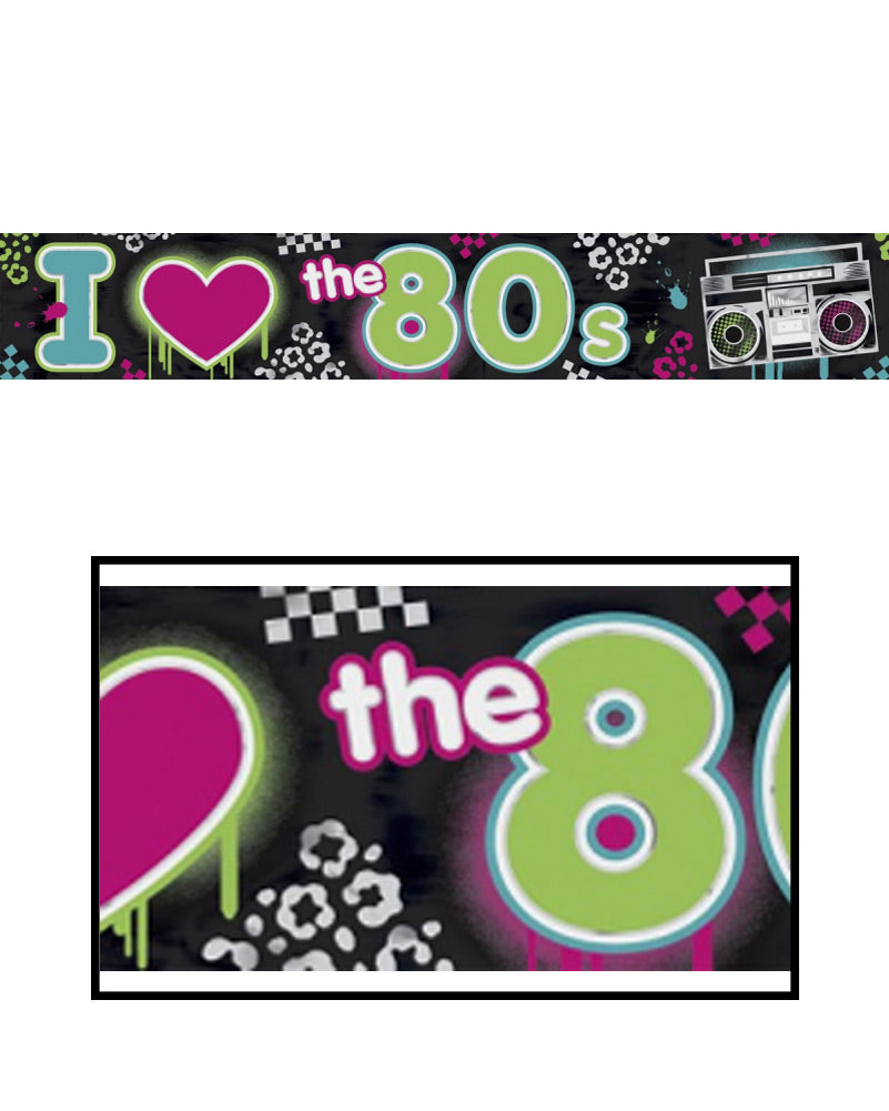 80s Foil Banner