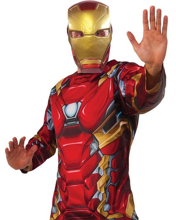 Iron Man Shirt and Mask Accessory Set