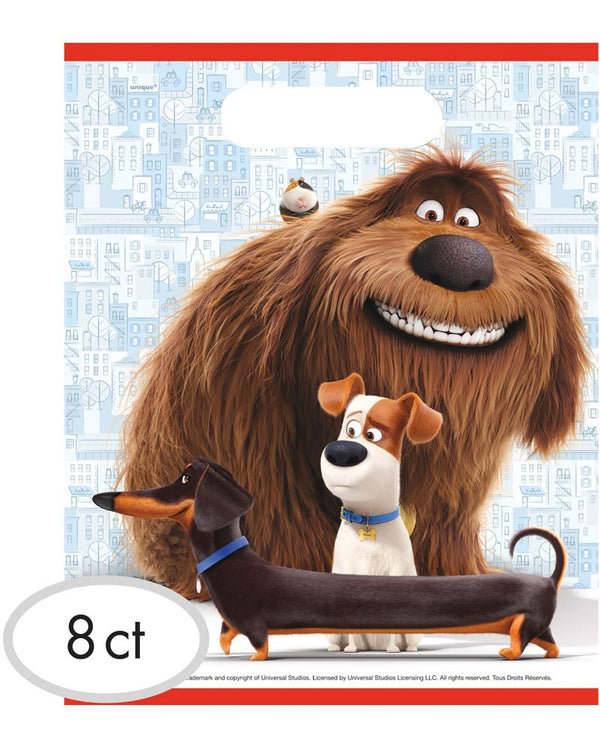 The Secret Life of Pets Loot Bags Pack of 8