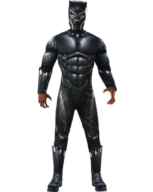 Black Panther Movie Deluxe Black Panther Mens Costume