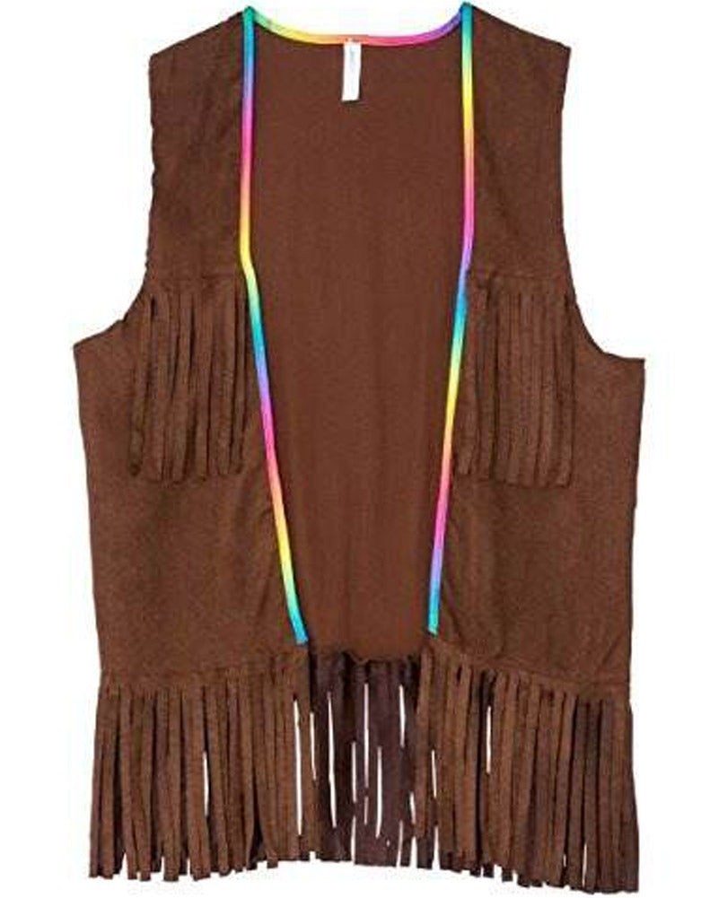 Kids Groovy 60s Long Hippie Vest