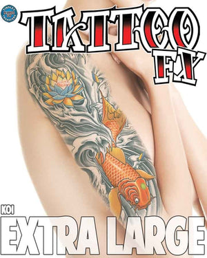 Extra Large Koi Carp Tattoo