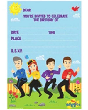 The Wiggles Invitations Pack of 8