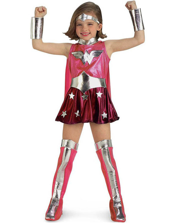 Pink Wonder Woman Girls Toddler Costume