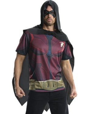 Robin Shirt and Cape Mens Costume