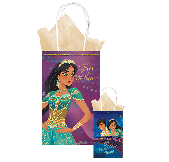 Aladdin Printed Kraft Bags Pack of 8