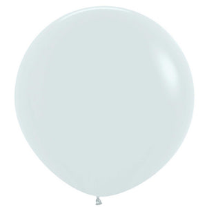 Sempertex 60cm Fashion White Latex Balloons 005, 3PK Pack of 3
