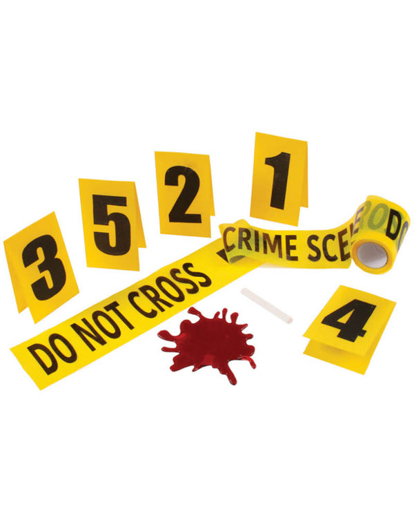 Crime Scene Kit with Blood Splat
