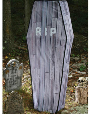 Collapsible Wood Look Coffin 5ft