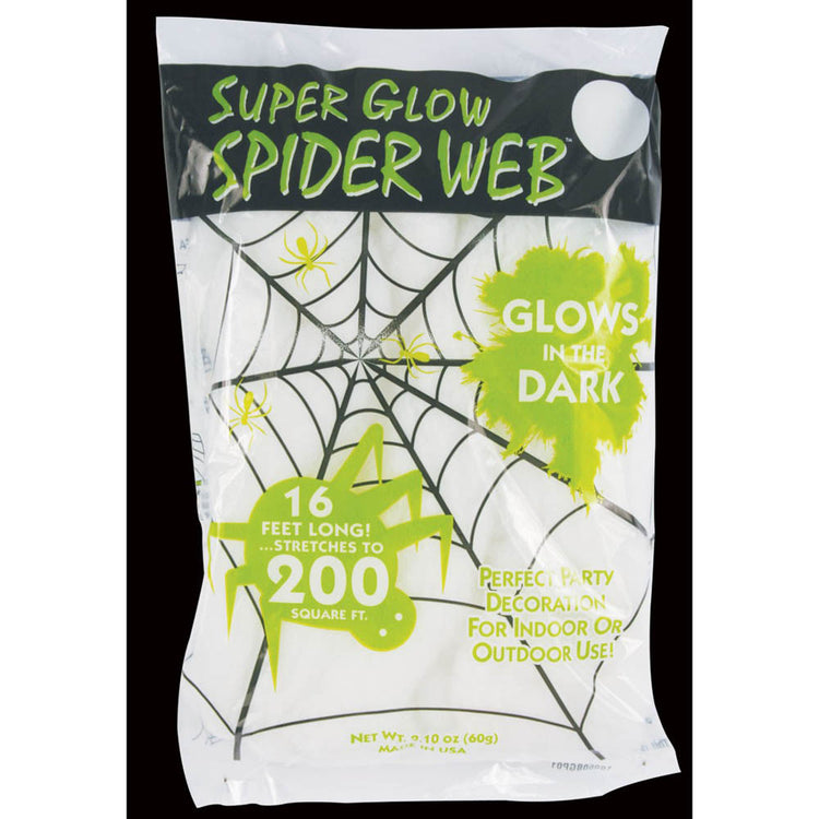 Glow in the Dark Spider Web 60g