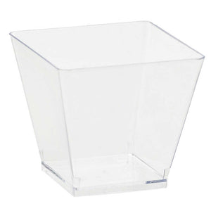 Clear 59ml Mini Plastic Cocktail Cubes Pack of 40