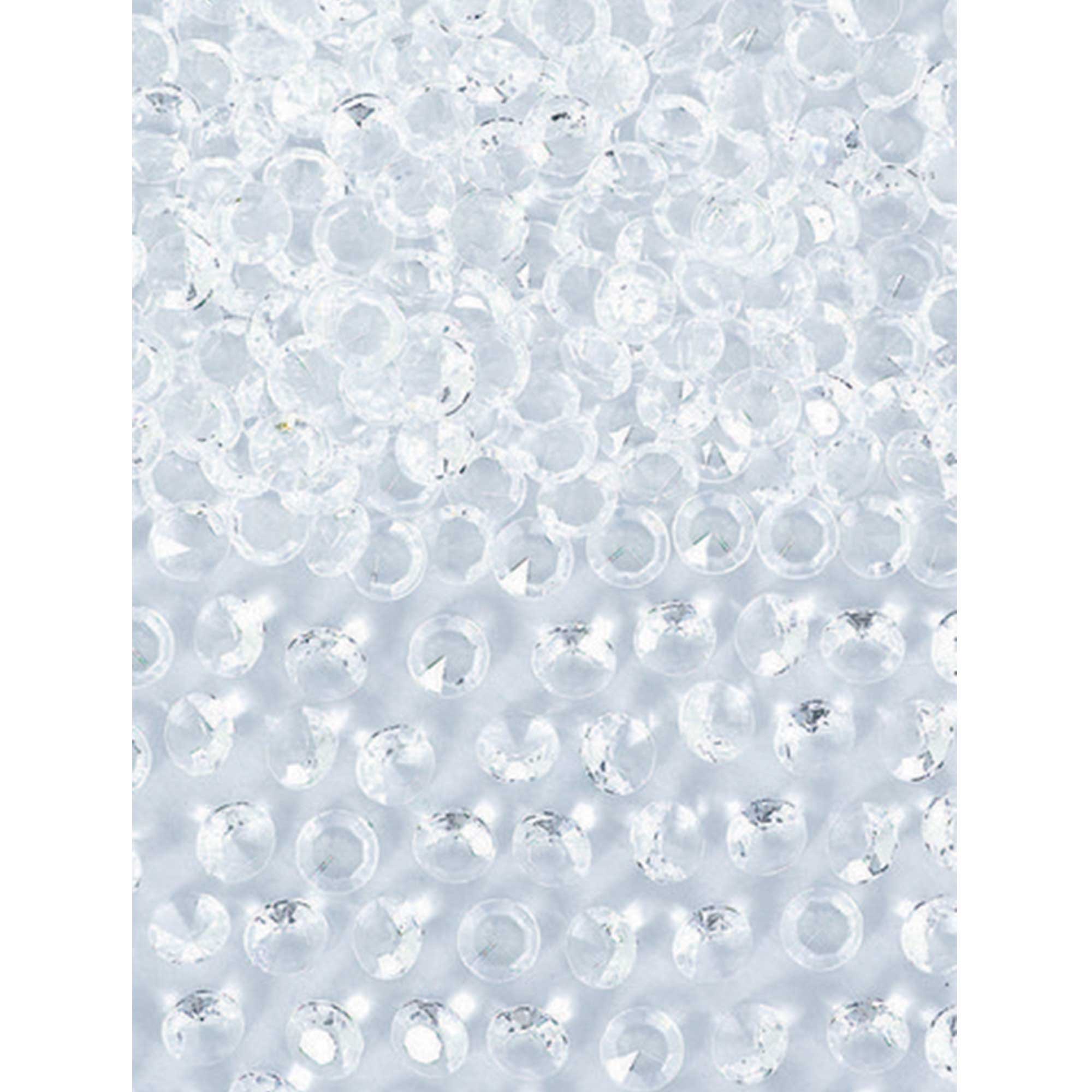 White Clear Confetti Gems – 28g Funkelnde Tischdeko, Wiederverwendbar, Vielseitig Für Hochzeit, Party & Bastelprojekte – Silber-klar, Hochwertig