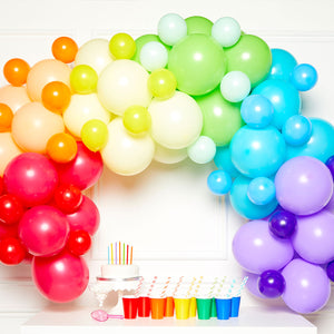 Balloon Garland Kit Rainbow with 78 Balloons Pack of 78