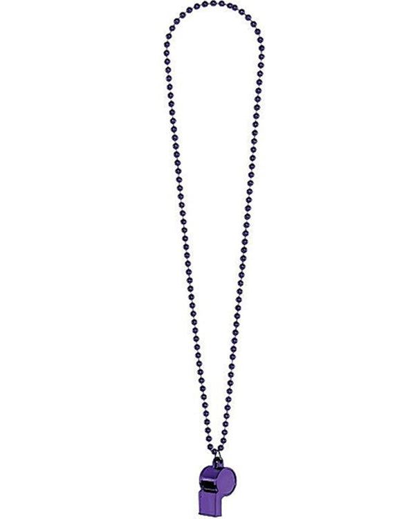 Purple Whistle Chain Necklace
