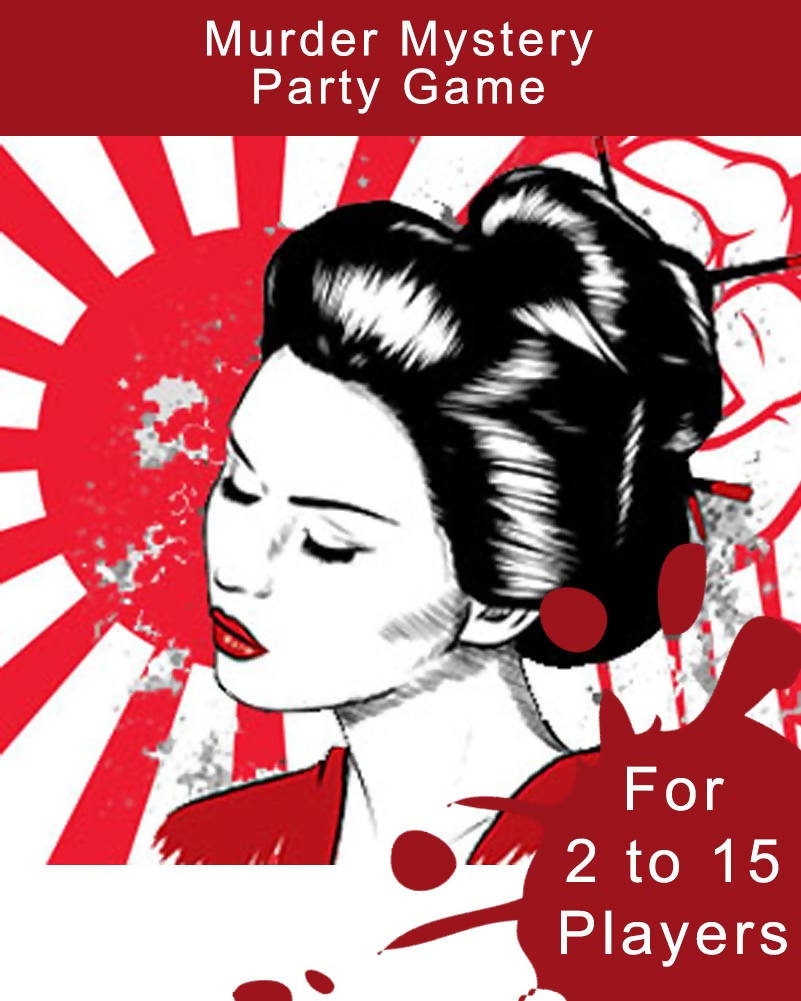 Tokyo Terror Digital Murder Mystery Game for 2 to 15 Players
