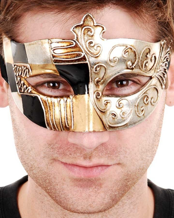 Tivoli Warrior Metallic Masquerade Mask