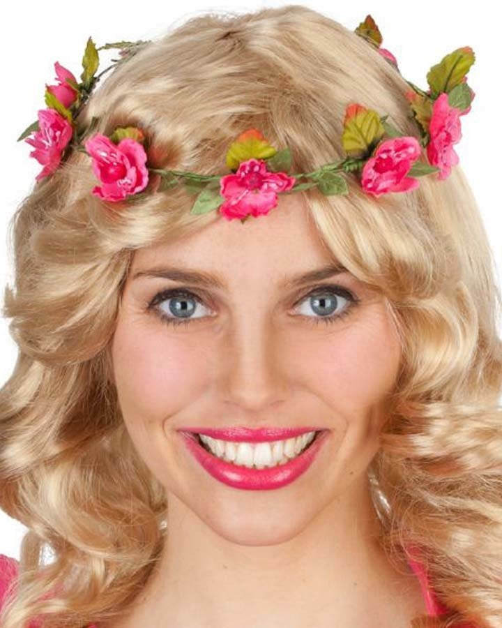 Pink Rose Flower Crown