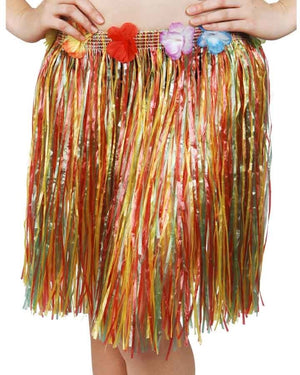 Multicoloured Hawaiian Grass Skirt