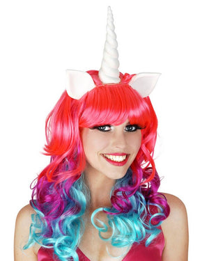 Deluxe Unicorn Multicoloured Wig